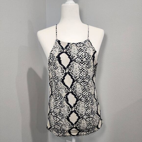 Willow & Root Womens Snakeskin Print Sleeveless Top Size Extra Large - Picture 1 of 6